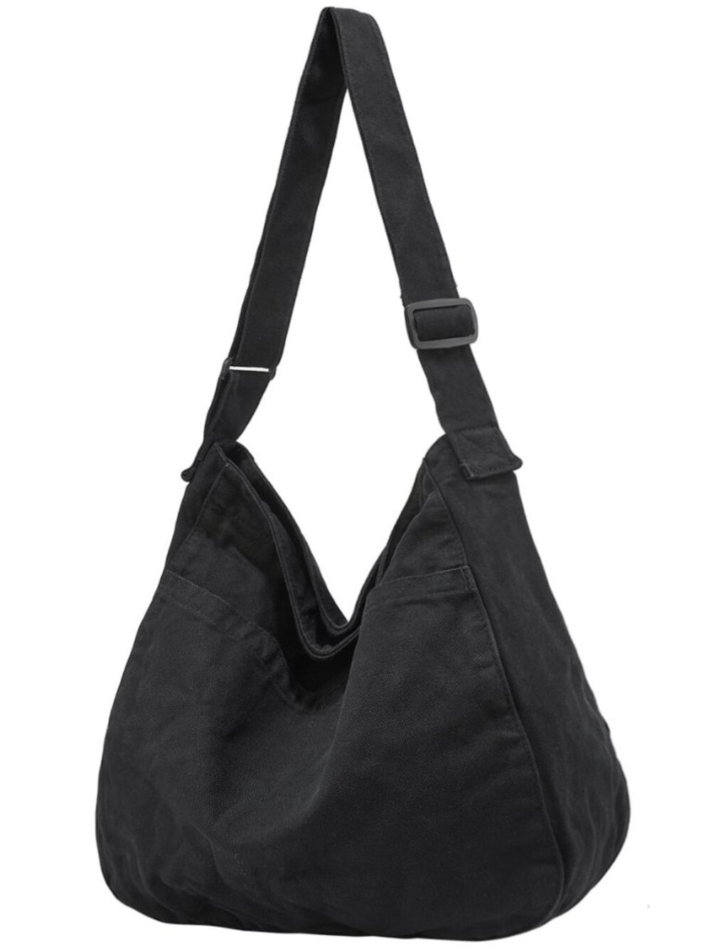 Canvas Tote Bag Casual Hobo Crossbody Shoulder Bag for Women and Men Large Purse